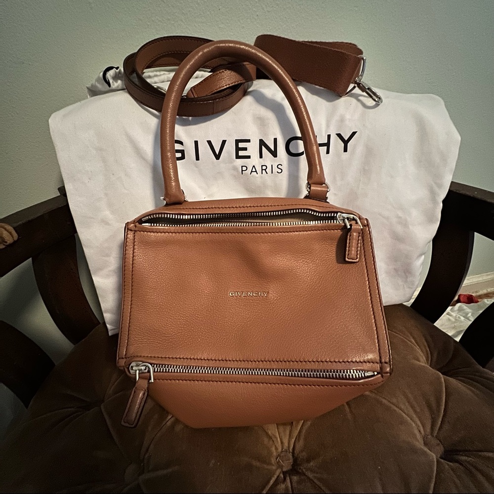 Givenchy Brown Leather Crossbody Bag